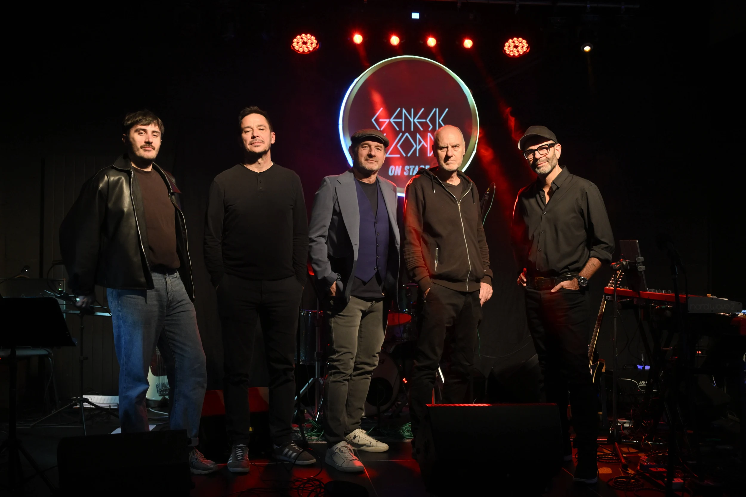 I cinque musicisti dei Genesis Reloaded